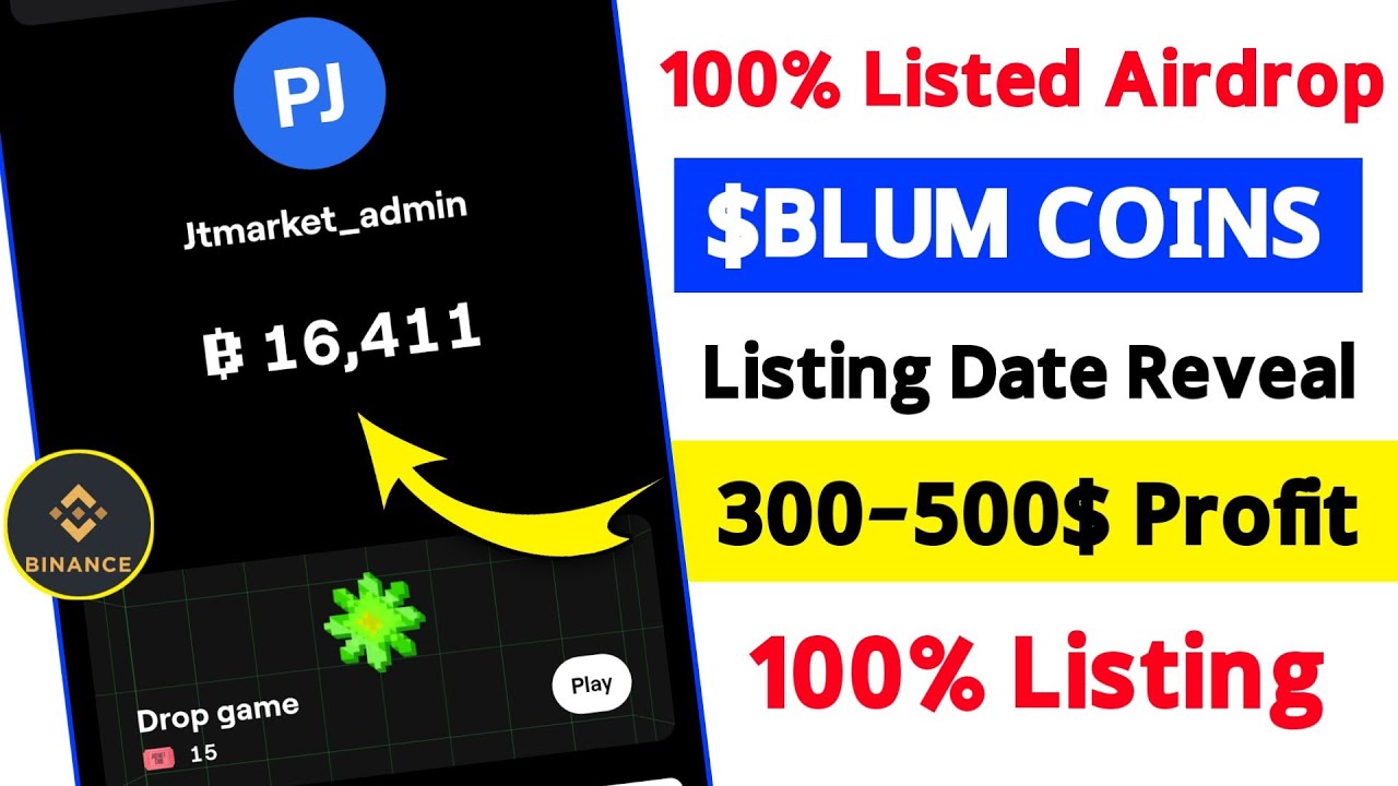 Telegram New Bot Blum Fast Earning - Blum Bot Airdrop - Make Money Online